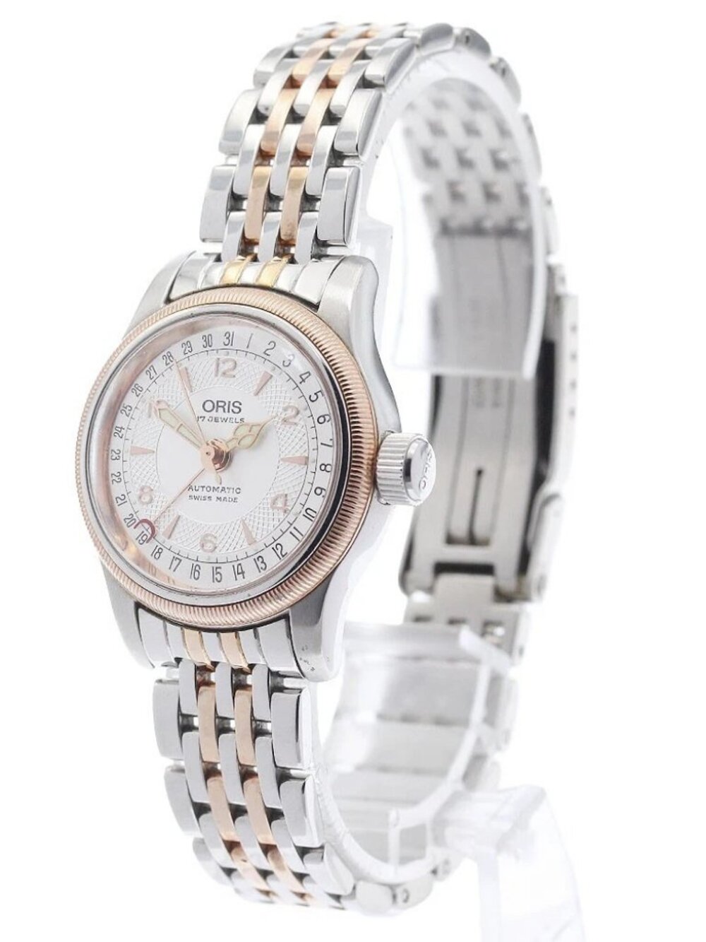 ORIS Big crown 7550 Pointer date Silver Dial Automatic Ladies Watch_944346